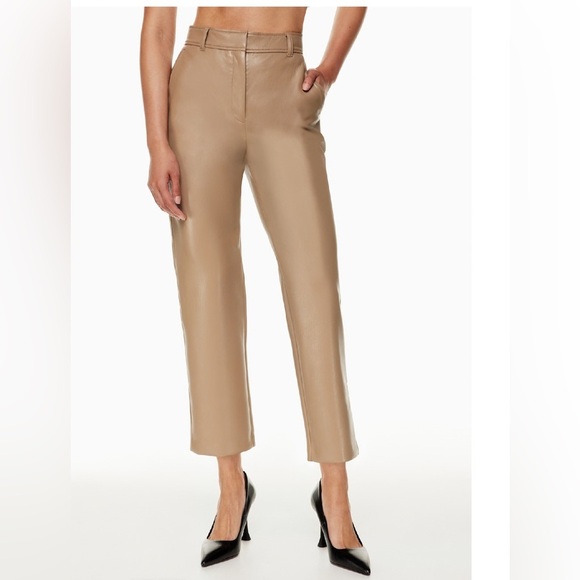 Babaton Tan Cropped Women's Pants - Picture 6 of 9
